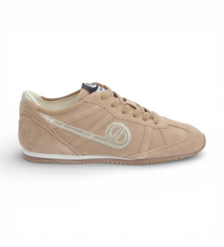 Leren sneakers Evo Run bruin