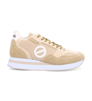 Sneakers in pelle beige Parko