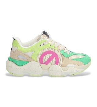 Krazee Runner - Baskets en cuir multicolores