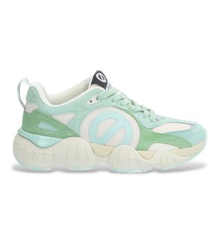 Krazee Runner - Baskets en cuir vert