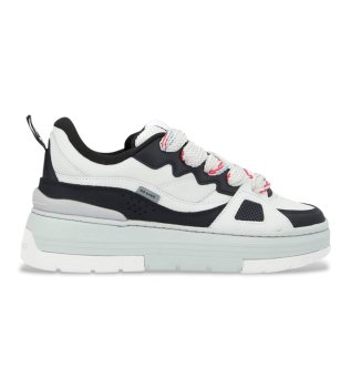 Pantofole in pelle bianca Nollie