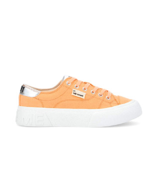 Sneakers in tela e cotone riciclato Reset Sneaker arancione