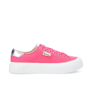 Zapatillas de lona con algodn reciclado Reset Sneaker rosa