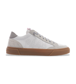 Baskets en cuir Soho blanc