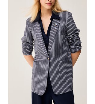 Blazer Nadelstreifen Pbjwest blau