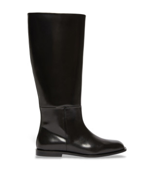 Bottes en cuir Fianco noir