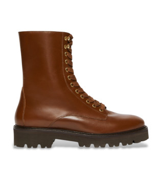 Bottes en cuir Upupa marron