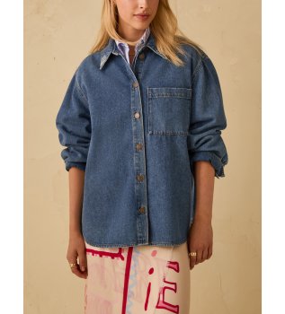pbbgelo Denim blaues Hemd