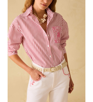 Shirt Pbbricetta white, pink