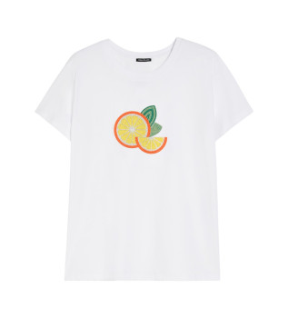T-shirt Sole blanc
