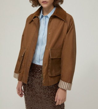 Veste Safari marron