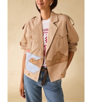 Pbbmelodia beige Jacke