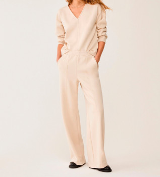 Pantalon beige Attilia