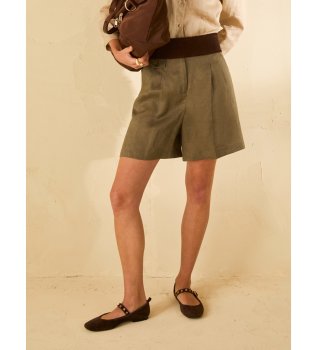 Leinen-Shorts Pbbaddobbo gr�n