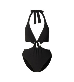 Maillot de bain solide Ha noir