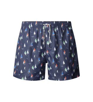 B�de sv�mmedragt marinebl�