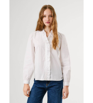 Chemise blanc perle