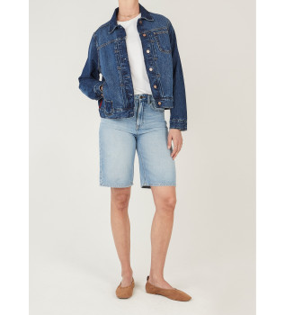 Giacca di jeans blu normale