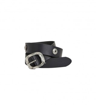 Cintura in pelle Mya nera