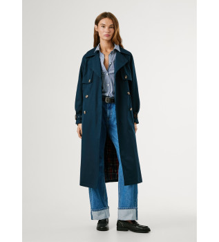 Trench-coat Sofia marine