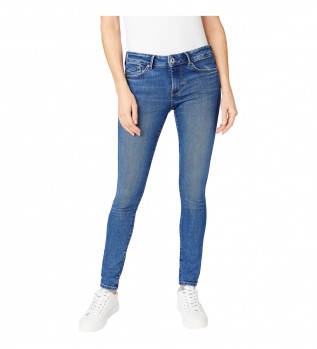 Regent Fit Skinny Jeans High Rise blue