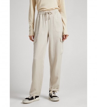 Felisa Cargo-Hose off-white