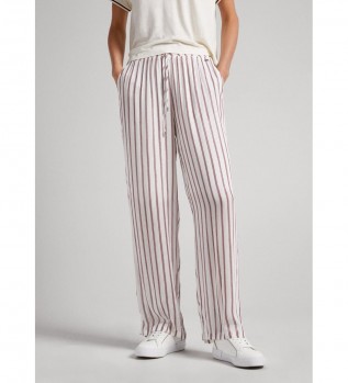 Pantalon de pyjama Gabina blanc