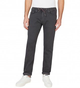 Comprar pantalón chándal gris oscuro online barato para hombre.