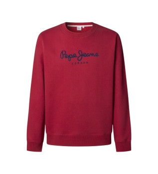 Sweatshirt Macbeth Einfarbig rot