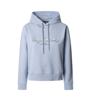 Maddy Sweatshirt mit blauer Kapuze
