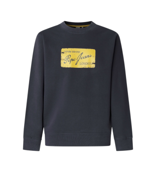 Felpa blu navy Suen Crew