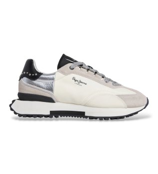 Archer Iron white leather sneakers