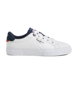 Zapatillas Pepe Jeans blancas para Niña y Mujer - CanariasKidShoes