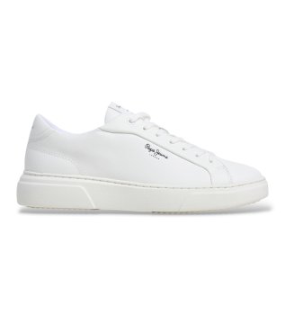 Sneakers i læder Colins Plain hvid