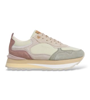 Green Freya Wave leather sneakers
