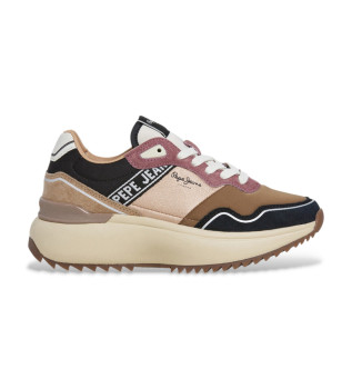 Kimi Road Leather Sneakers brown