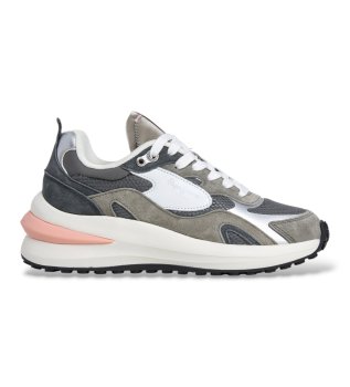 Winslow Soft gray leather sneakers