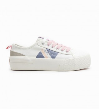Vulcanised Sneakers Allen Flag white