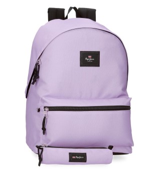 Aris Colorful Lilac Rucksack mit Tasche