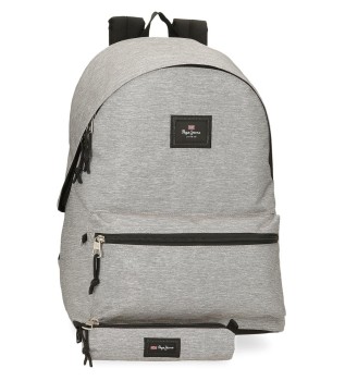 Aris Evergreen Rucksack mit Tasche grau