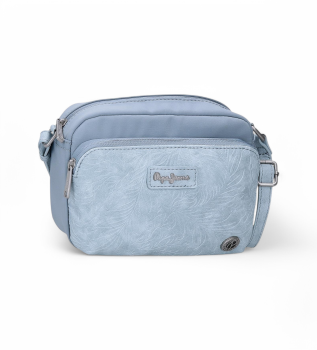 Borsa a tracolla blu Jana