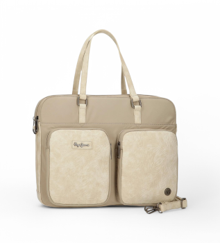 Custodia per laptop beige Jana