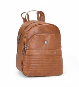 Brązowy plecak motocyklowy 27 cm.