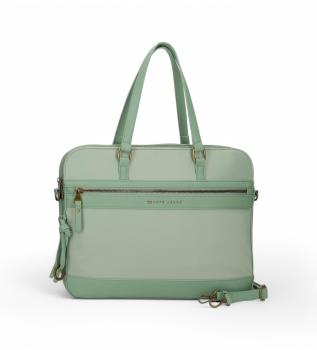 Morgan green shoulder bag computer case