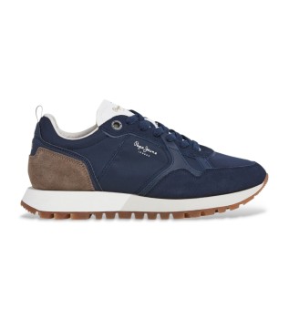 Ari Club Leder Turnschuhe navy