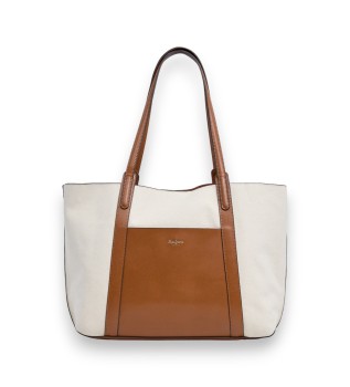 Audrey Tale brun h�ndtaske