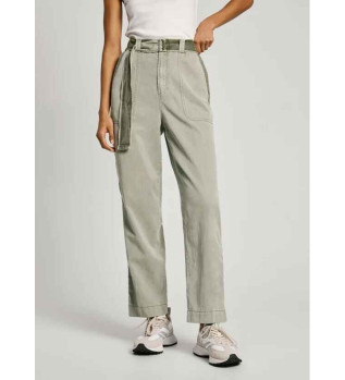 Hlače Aylin zelene barve