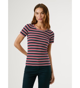 Camiseta Bambu marino, rojo