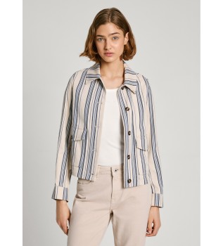 Giacca Bea bianca, blu