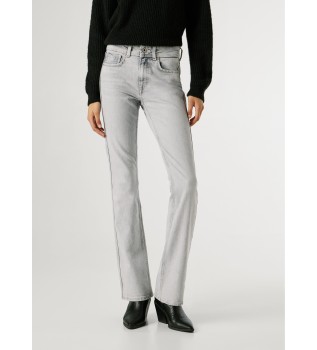 Jeans bootcut grigi Piper